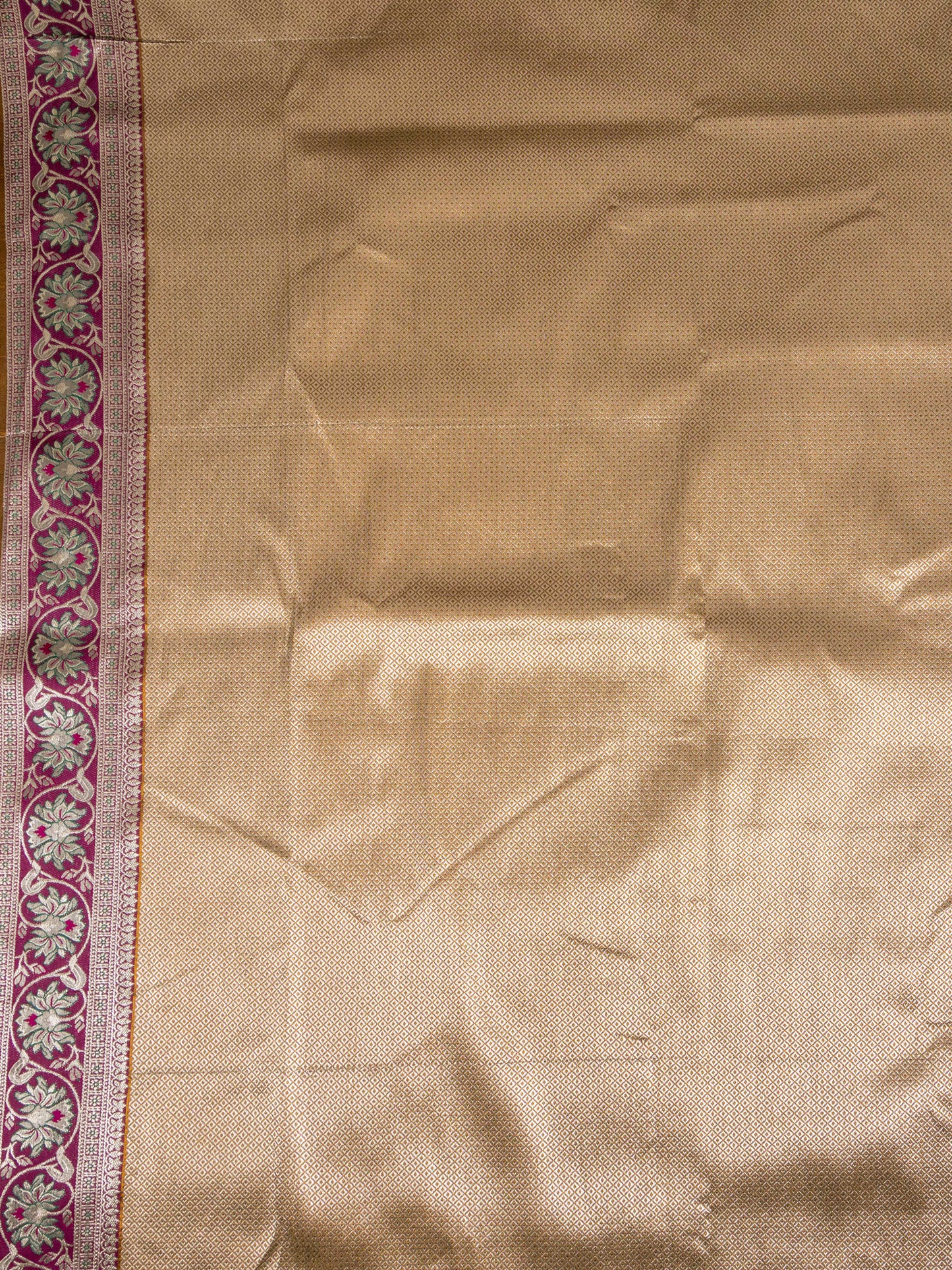 Maroon Dharmavaram Tissue Silk Saree