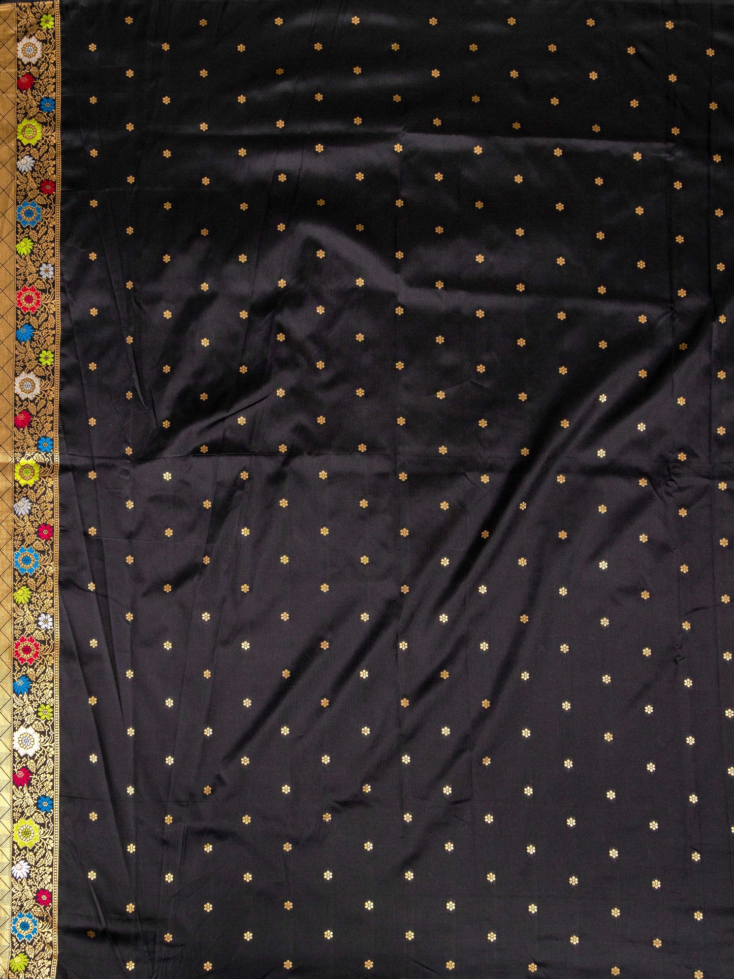Z Black Banarasi Katan Silk Saree