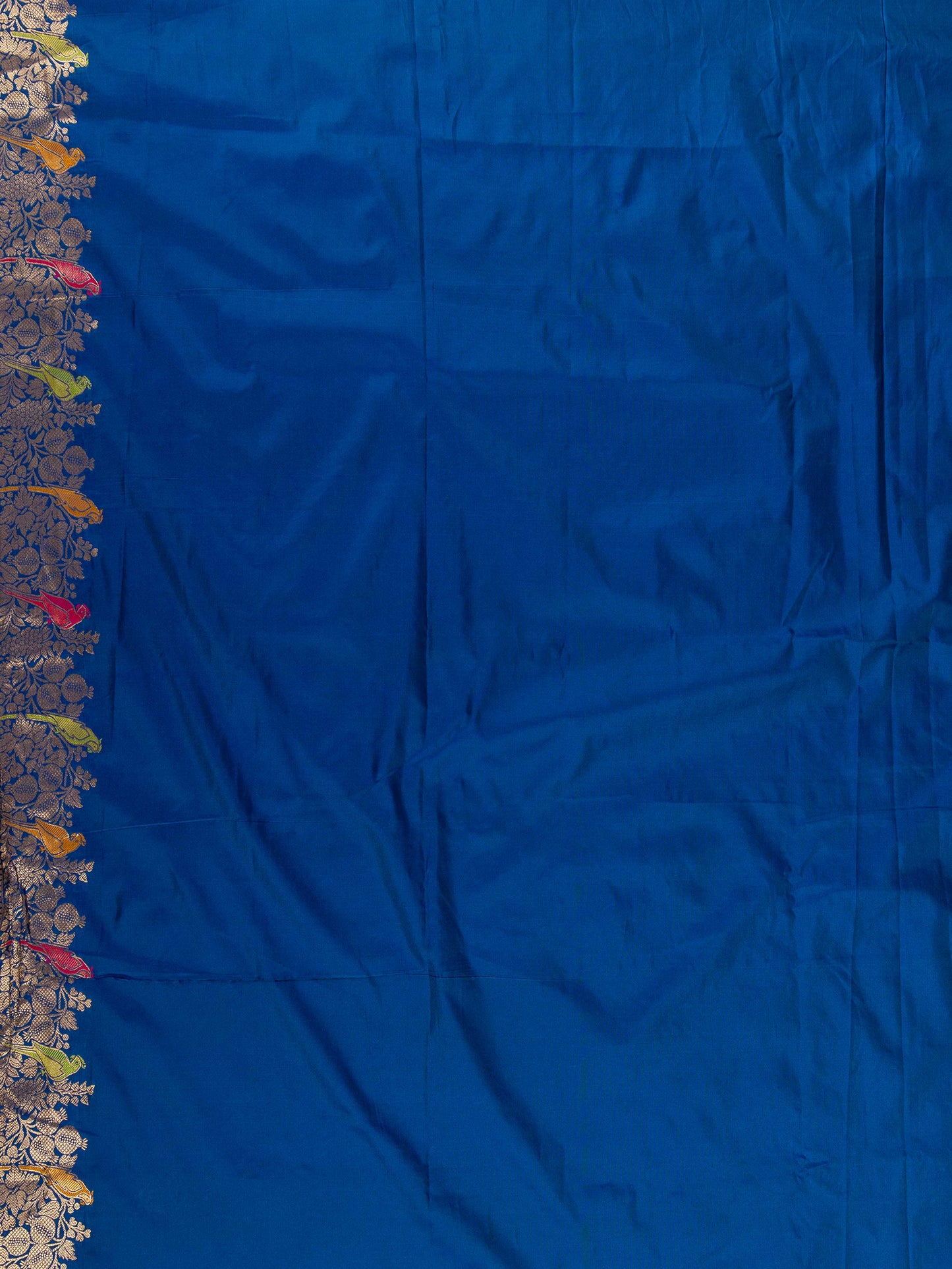 Blue Woven Katan Silk Saree
