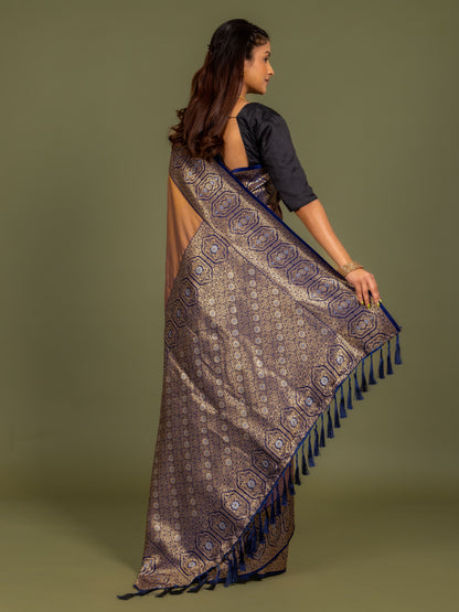 Fern Mustard South Soft Silk Saree