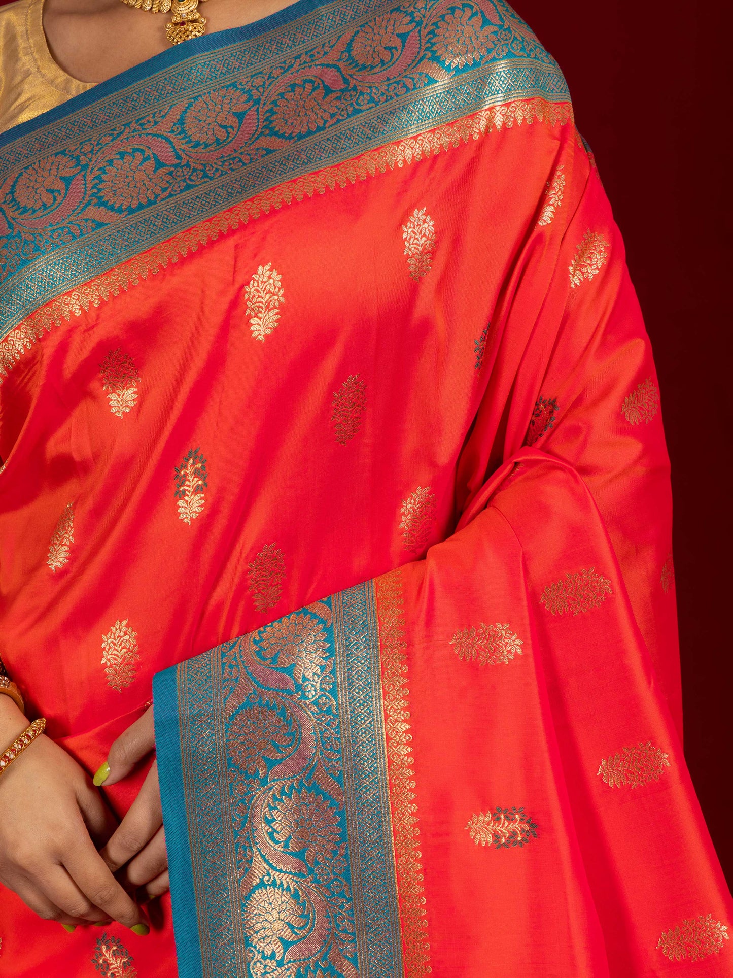 Gajari South Soft Silk Saree